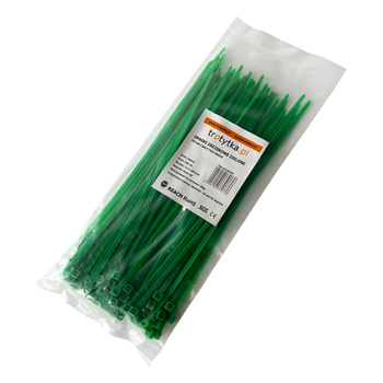 Opaski zaciskowe Opaski kablowe Trytytki - UV 3,6 x 200 mm, zielony