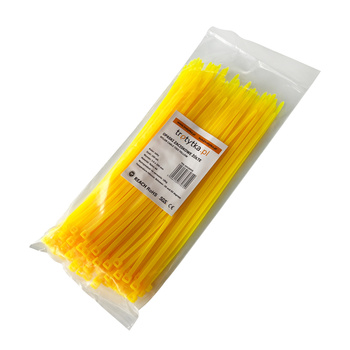 Opaski zaciskowe Opaski kablowe Trytytki - UV 3,6 x 200 mm, żółty