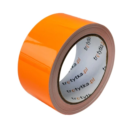 Taśma luminescencyjna, 50 mm x 10 m, pomarańczowy