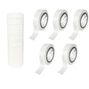 Zestaw Taśm izolacyjnych PVC, 18 mm x 10 m, 15 sztuk, biały