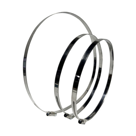 Zestaw Opaska ślimakowa W2 Ø200-220 mm, szer.12 mm 10 szt - stal nierdzewna