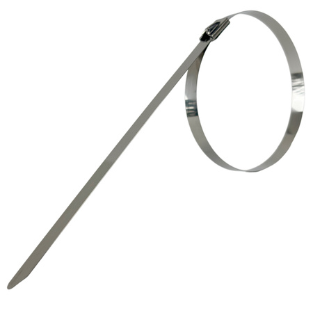 Opaski zaciskowe stalowe nierdzewne - ST 8,0 x 400 mm