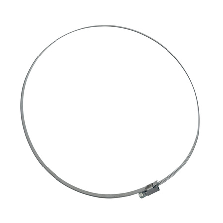 Opaska ślimakowa W2 Ø200-220 mm, szer.9 mm - stal nierdzewna