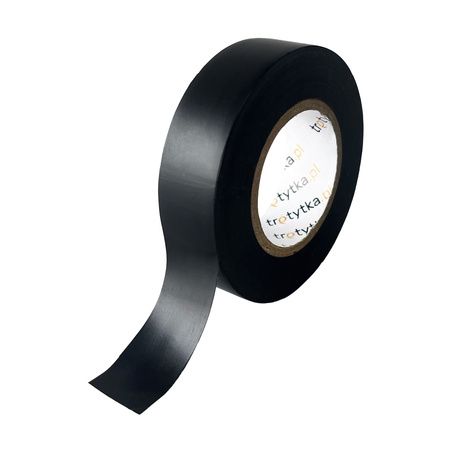 Zestaw Taśm izolacyjnych PVC, 18 mm x 20 m, 15 sztuk, czarny