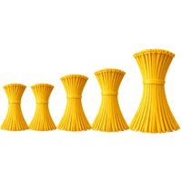 Zestaw opaski zaciskowe kablowe 2,5 - 3,6 mm żółte 500 szt.