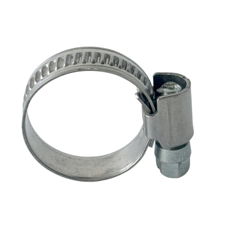 Opaska ślimakowa W2 Ø16-25 mm, szer.9 mm - stal ocynkowana