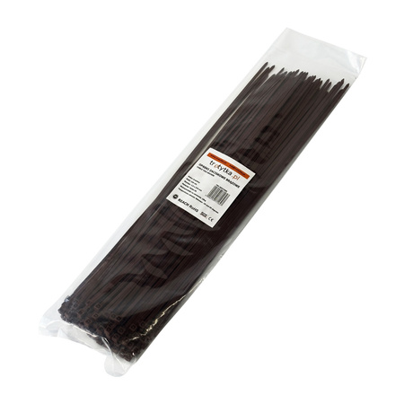 Opaski zaciskowe Opaski Kablowe Tretytka UV 3,6 x 370 mm, BRĄZOWY