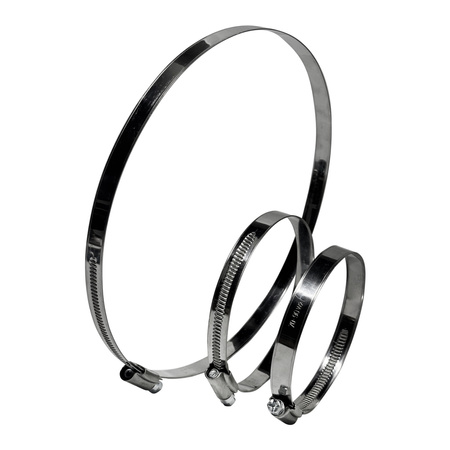 Zestaw Opaska ślimakowa W2 Ø80-100 mm, szer.12 mm 10 szt - stal nierdzewna