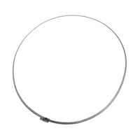 Opaska ślimakowa W2 Ø270-290 mm, szer.9 mm - stal nierdzewna