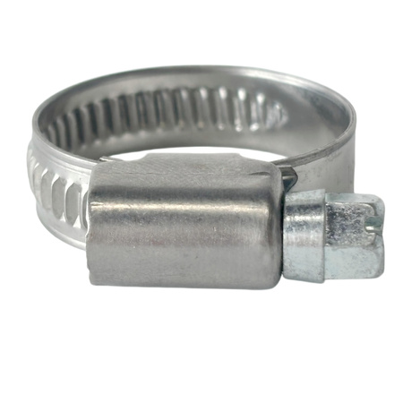 Opaska ślimakowa W2 Ø16-27 mm, szer.9 mm - stal ocynkowana
