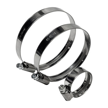 Opaska ślimakowa W2 Ø20-32 mm, szer.12 mm - stal nierdzewna