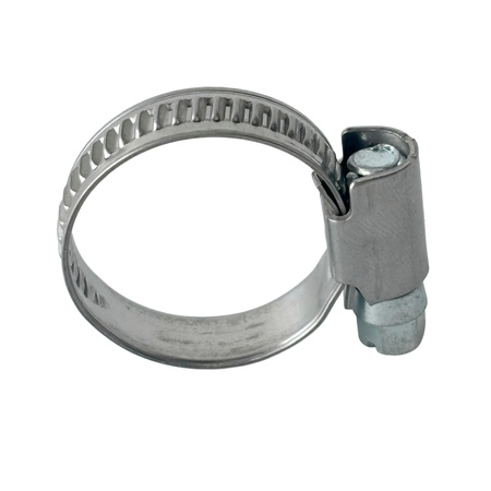 Opaska ślimakowa W2 Ø16-27 mm, szer.9 mm - stal ocynkowana