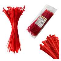 Opaski zaciskowe Opaski Kablowe Tretytka UV 3,6 x 370 mm, czerwony