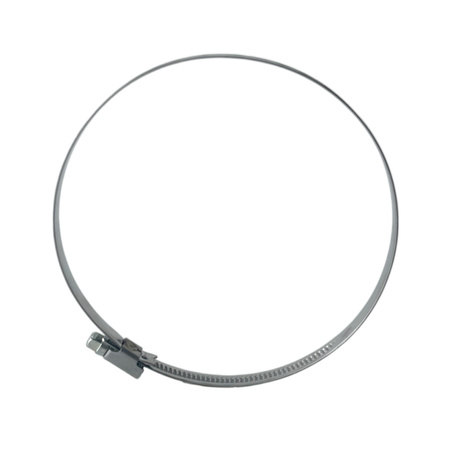 Opaska ślimakowa W2 Ø110-130 mm, szer.9 mm - stal nierdzewna