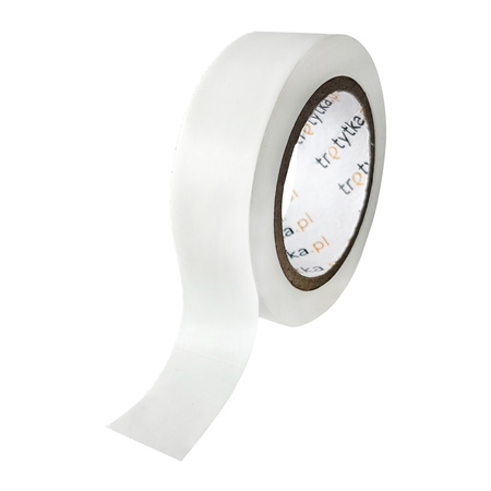 Zestaw Taśm izolacyjnych PVC, 18 mm x 10 m, 15 sztuk, biały