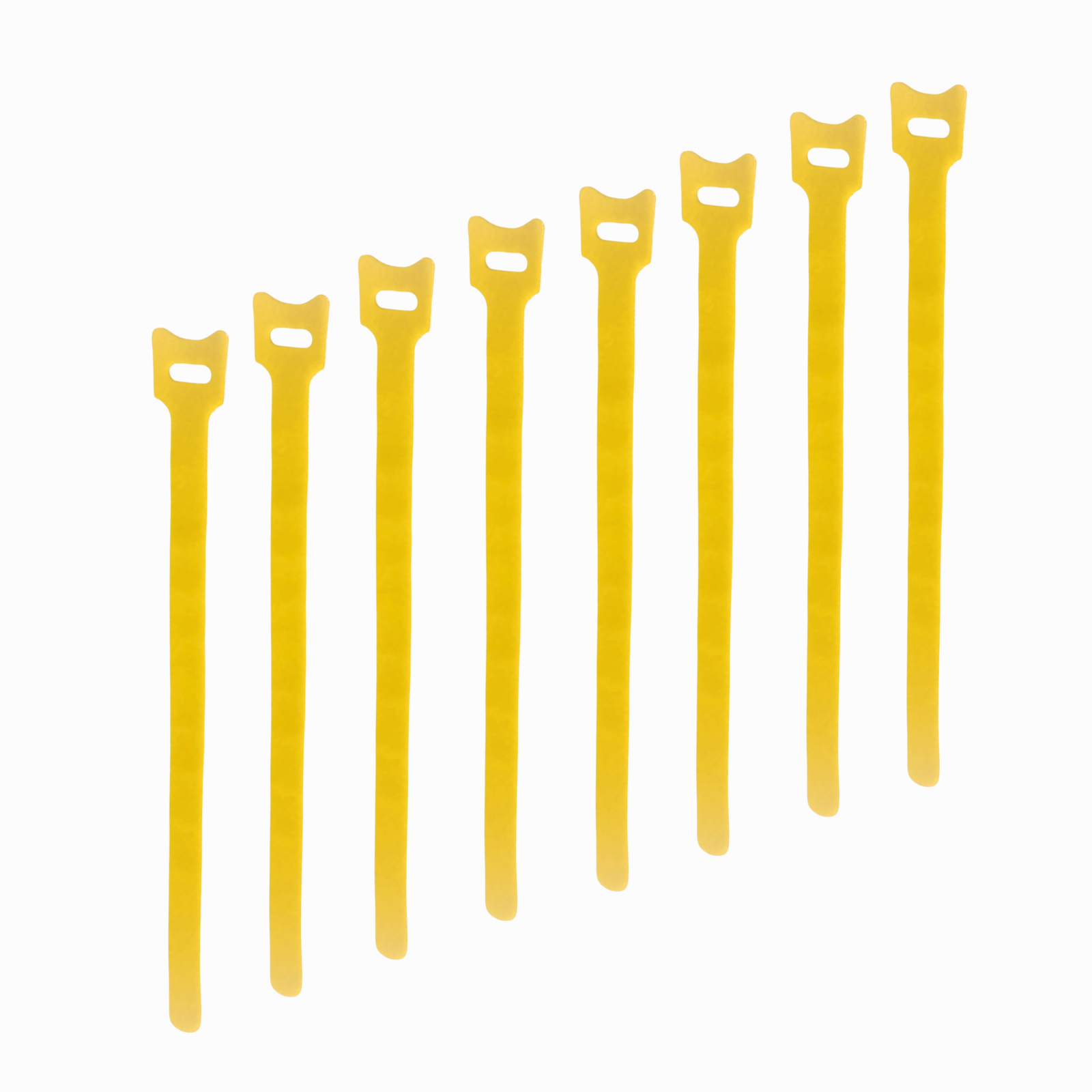 Magic opaska zaciskowa Rzep, 16x310 mm, ŻÓŁTA 8 szt