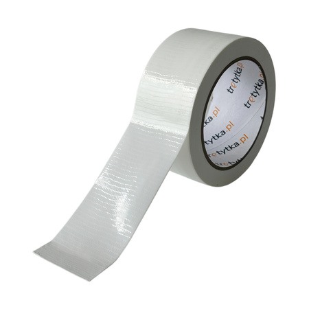 GAFER GAFR Duct Tape taśma materiałowa, 48 mm x 50 m, BIAŁY