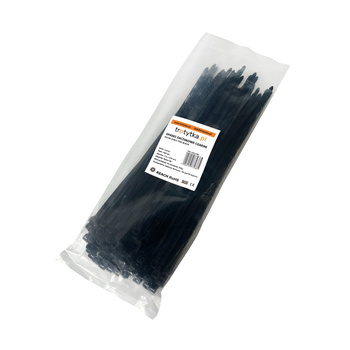 Opaski zaciskowe Opaski kablowe Trytytki - UV 7,6 x 370 mm, czarny