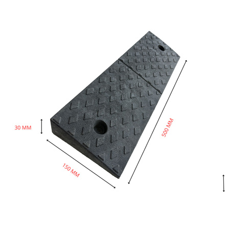 Klin gumowy 500 mm x 150 mm x 30 mm