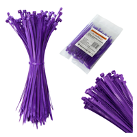 Opaski zaciskowe Opaski Kablowe Tretytka UV 2,5 x 100 mm, fioletowy