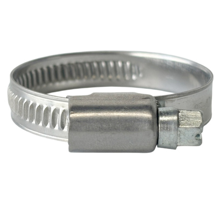 Opaska ślimakowa W2 Ø25-40 mm, szer.9 mm - stal ocynkowana