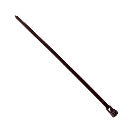 Opaski zaciskowe Opaski Kablowe WIELOKROTNEGO użytku Tretytka UV 4,8 x 200 mm, BRĄZOWY