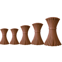 Zestaw opaski zaciskowe kablowe 2,5 - 3,6 mm brązowe  500 szt.