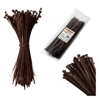 Opaski zaciskowe Opaski Kablowe Tretytka UV 3,6 x 370 mm, BRĄZOWY