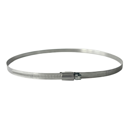 Opaska ślimakowa W2 Ø200-220 mm, szer.9 mm - stal nierdzewna