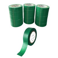 Zestaw Taśm izolacyjnych PVC, 18 mm x 10 m, 15 sztuk, zielony
