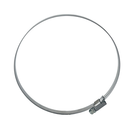 Opaska ślimakowa W2 Ø110-130 mm, szer.9 mm - stal nierdzewna