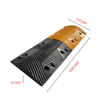Próg drogowy podrzutowy 1000 mm x 350 mm x 65 mm