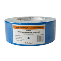 GAFER GAFR Duct Tape taśma materiałowa, 48 mm x 25 m, NIEBIESKI