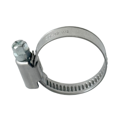 Opaska ślimakowa W2 Ø20-32 mm, szer.9 mm - stal ocynkowana