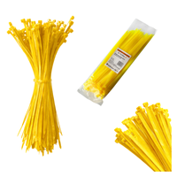 Opaski zaciskowe Opaski kablowe Tretytki - UV 3,6 x 250 mm, żółty