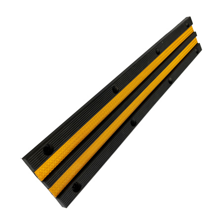 Odbojnica ścienna gumowa 1000 mm x 200 mm x 25 mm