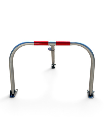 Blokada Parkingowa M-Shape 700x450x290 mm - Srebrna