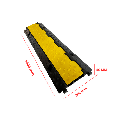 Najazd kablowy 3 kanałowy, 1000 mm x 300 mm x 50 mm