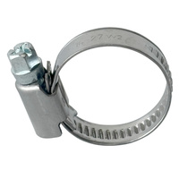 Opaska ślimakowa W2 Ø16-27 mm, szer.9 mm - stal ocynkowana