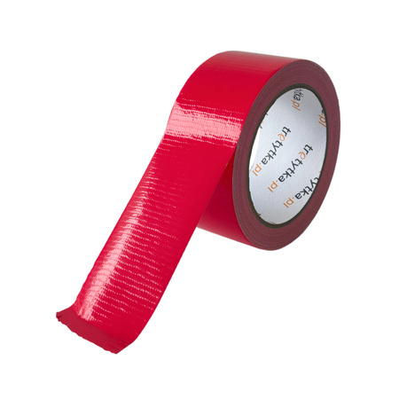 GAFER GAFR Duct Tape taśma materiałowa, 48 mm x 50 m, CZERWONY