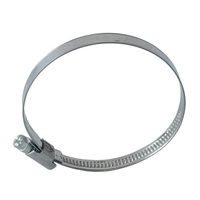 Opaska ślimakowa W2 Ø60-80 mm, szer.9 mm - stal nierdzewna