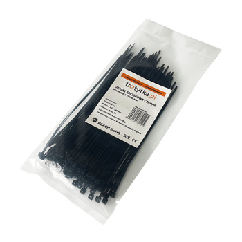 Opaski zaciskowe Opaski kablowe Trytytki - UV 2,5 x 160 mm, czarny