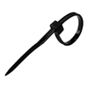 Opaski zaciskowe czarne 2,5 × 80 mm – 100 szt.