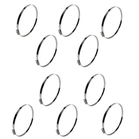 Zestaw Opaska ślimakowa W2 Ø190-210 mm, szer.12 mm 10 szt - stal nierdzewna