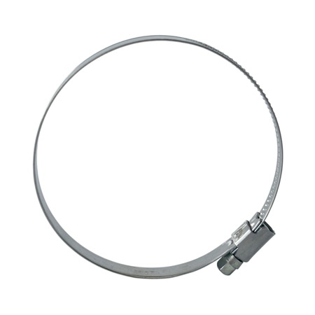 Opaska ślimakowa W2 Ø80-100 mm, szer.9 mm - stal nierdzewna