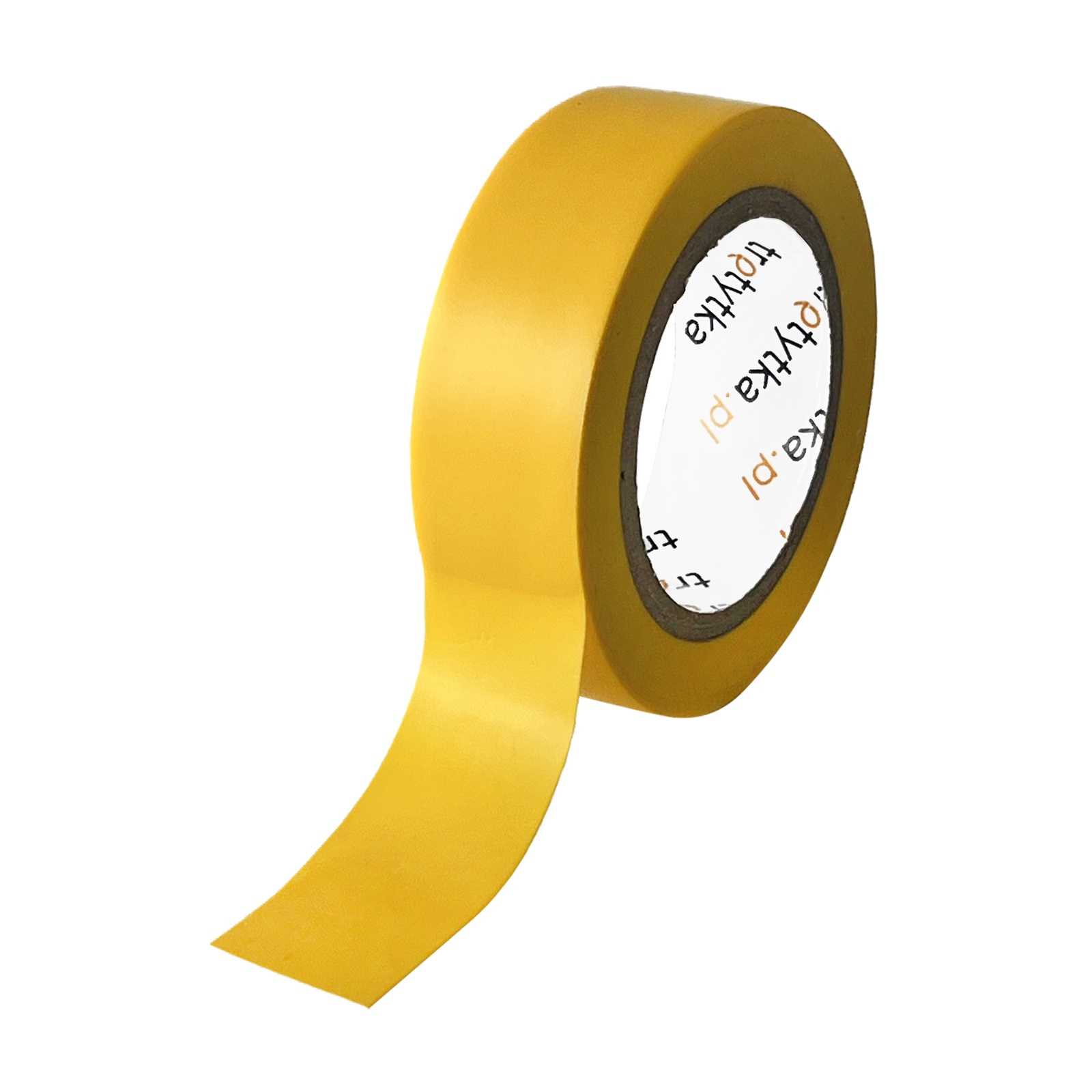Zestaw Taśm izolacyjnych PVC, 18 mm x 10 m, 15 sztuk, żółty