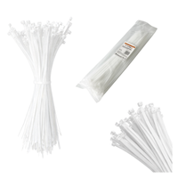 Opaski zaciskowe Opaski Kablowe Tretytki -  UV 4,8 x 250 mm, biały