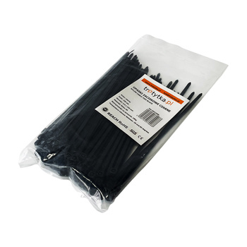 Opaski zaciskowe Opaski kablowe Trytytki - UV 3,6 x 150 mm, czarny
