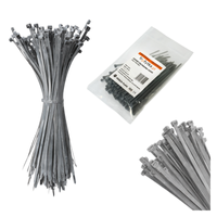 Opaski zaciskowe Opaski Kablowe Tretytka UV 2,5 x 100 mm, szary