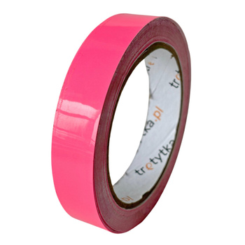 Taśma luminescencyjna, 20 mm x 10 m, różowy